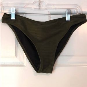 Green bathing suit bottoms